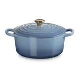 Le Creuset Signature Round Cocotte Small Pot In Chambry