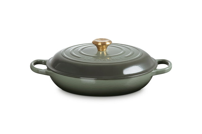 Le Creuset S Shallow Casserole 30Cm In Thyme
