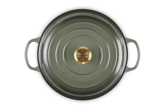 Le Creuset S Shallow Casserole 30Cm In Thyme