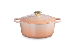 Le Creuset Signature Round Cocotte 24Cm Peche