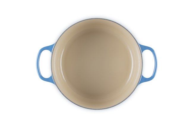 Le Creuset Signature Round Cocotte In Azure Blue