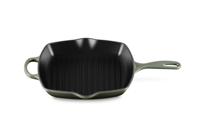 Le Creuset Signature Square Skillet Grill 26Cm Thyme