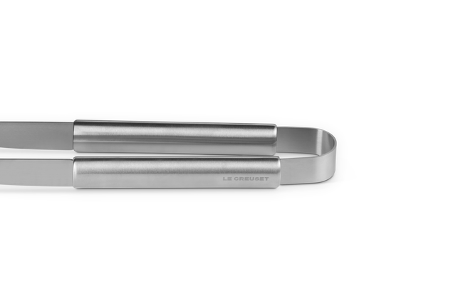 Le Creuset Alpine Outdoor Stainless Steel Tongs In Silver