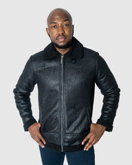 Soviet 9004 Mens Fashion Jacket Black