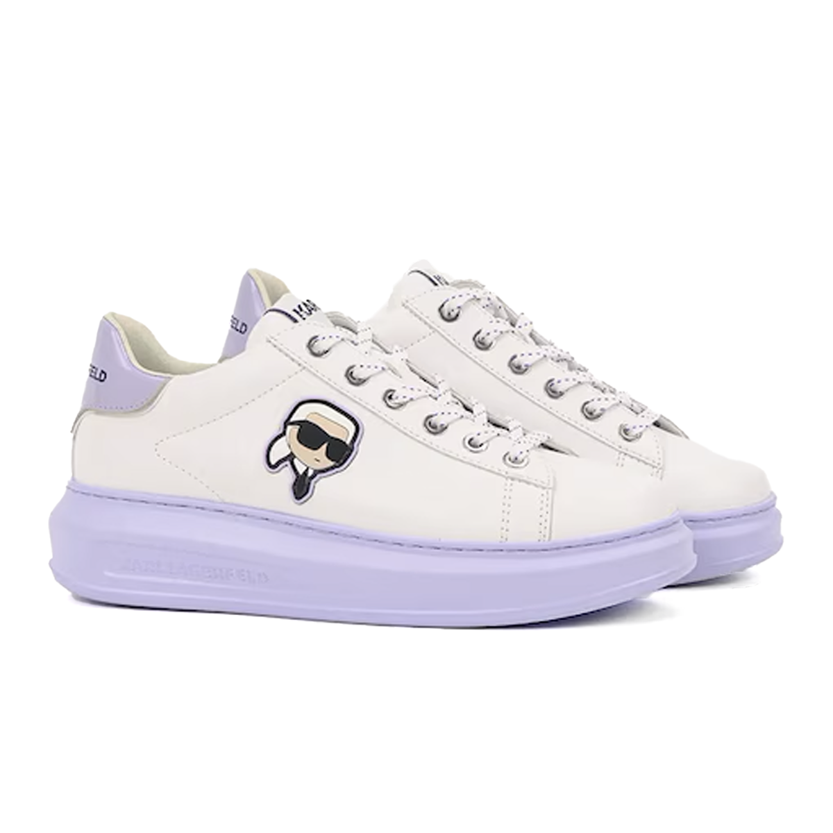 Karl Lagerfeld Kapri Sneakers White Lilac