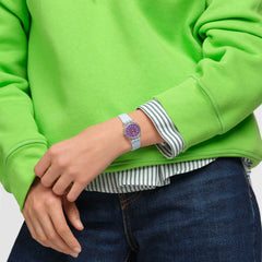 Swatch Powder Plum Unisex Watch