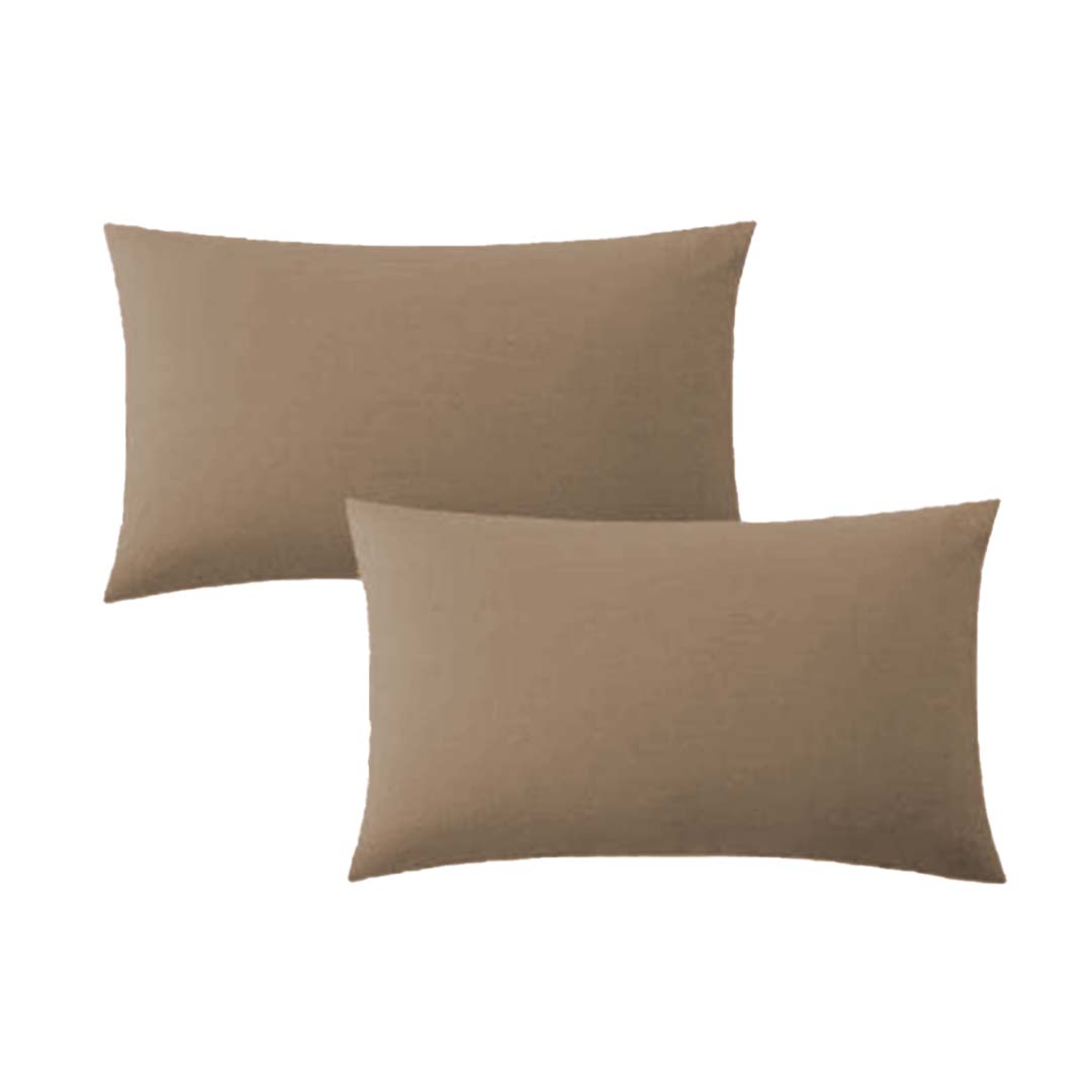 Egyptian Cotton T400 Standard Pillow Cases In Stone