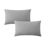 Egyptian Cotton T400 Standard Pillow Cases In Grey