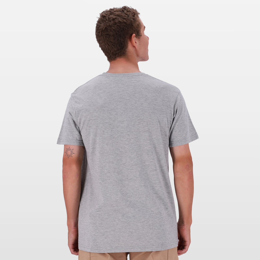 Salomon Mens Logo Short Sleeves T-Shirt In Grey/Melange