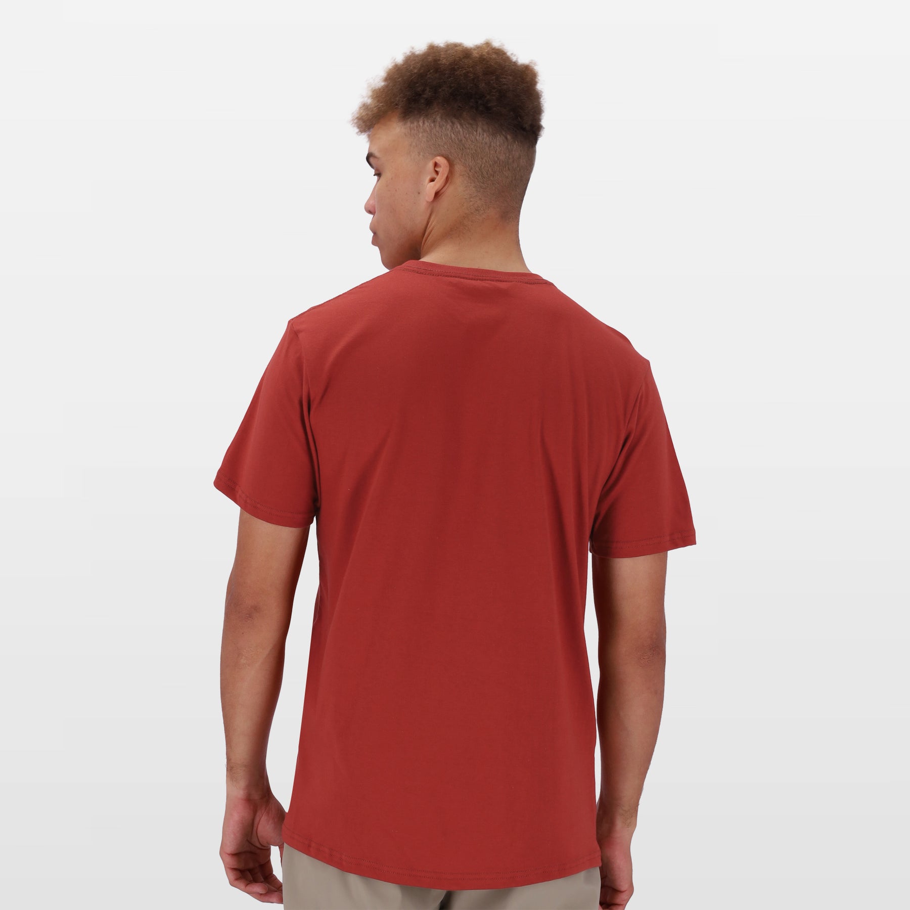 Salomon Logo Ss Tee M Rust