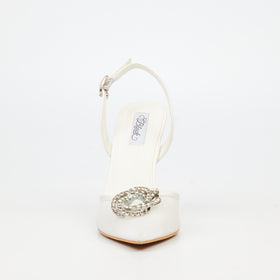 Miss Black Ladies Lola 73 Heels In White