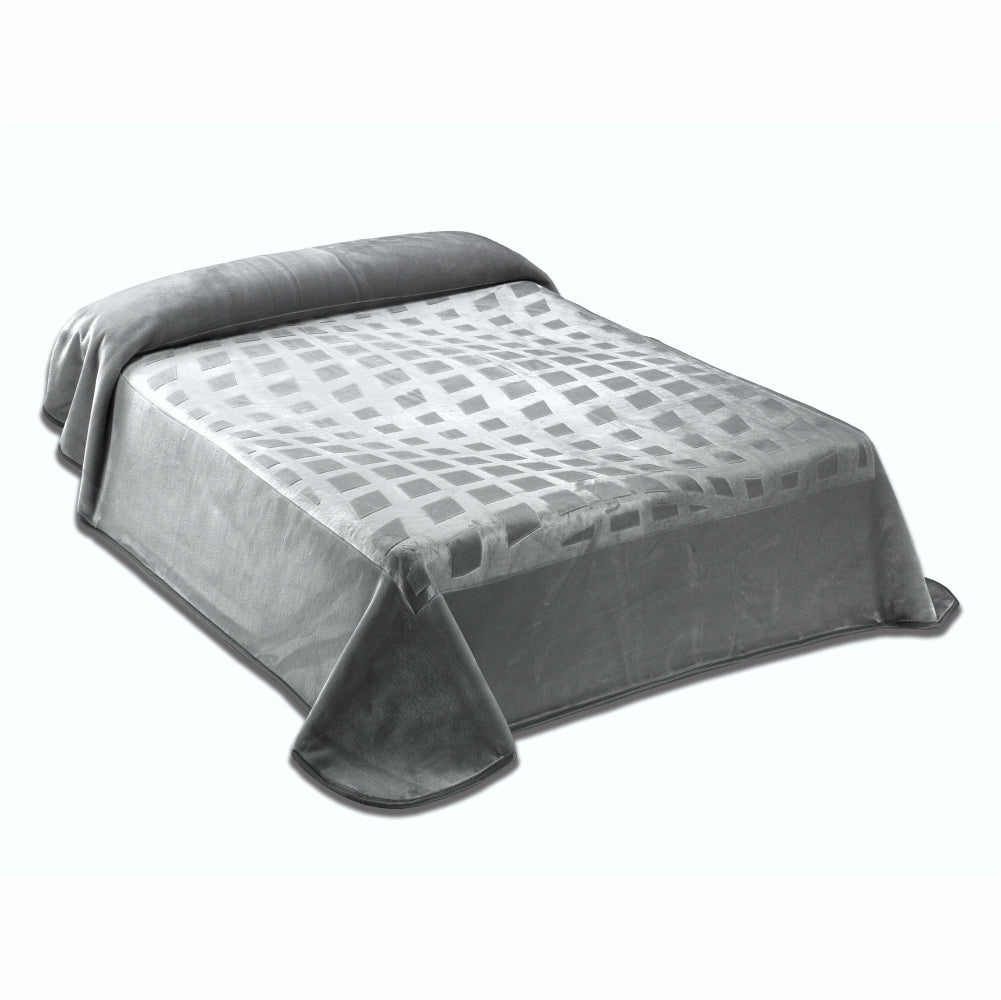 Mora L77 Lujo Blanket In Grey