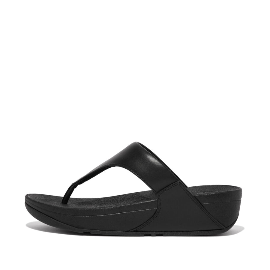 Fitflop Womens Lulu Leather Shoes In Black