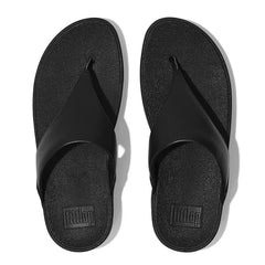 Fitflop Womens Lulu Leather Shoes In Black