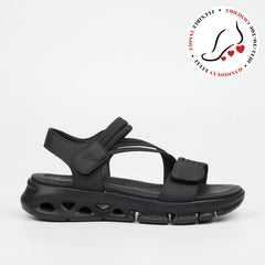 Heart & Sole Ladies Lune 1 Sandals In Black