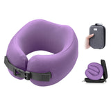 Easynap Travel Neck Pillow With Pouch In Lavender