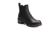 Savoy Ladies Block Heel Boot In Black