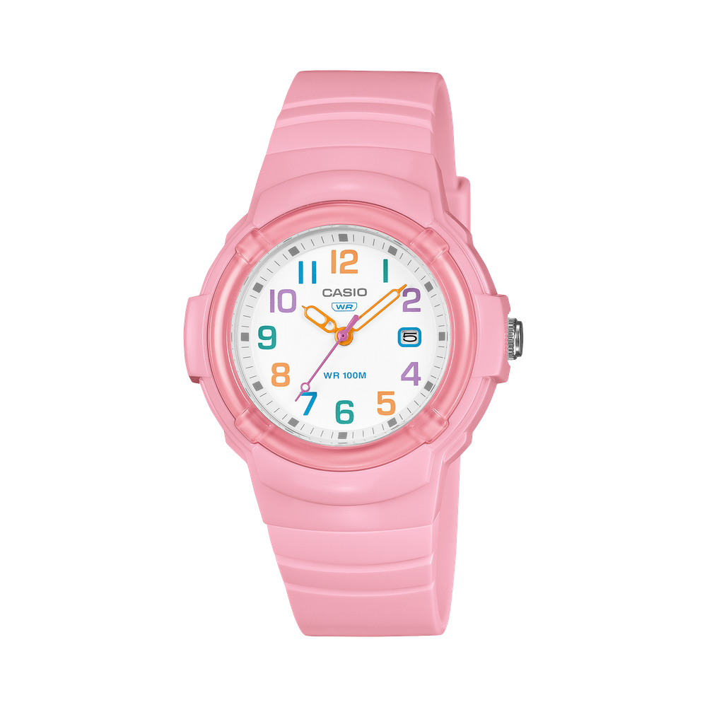 Casio Girls Analog Watch In Pink