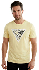 Guess Mens Sky T-Shirt In Light Yellow