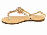 La Her Ladies Fashion JY13 Sandles In Rose Gold