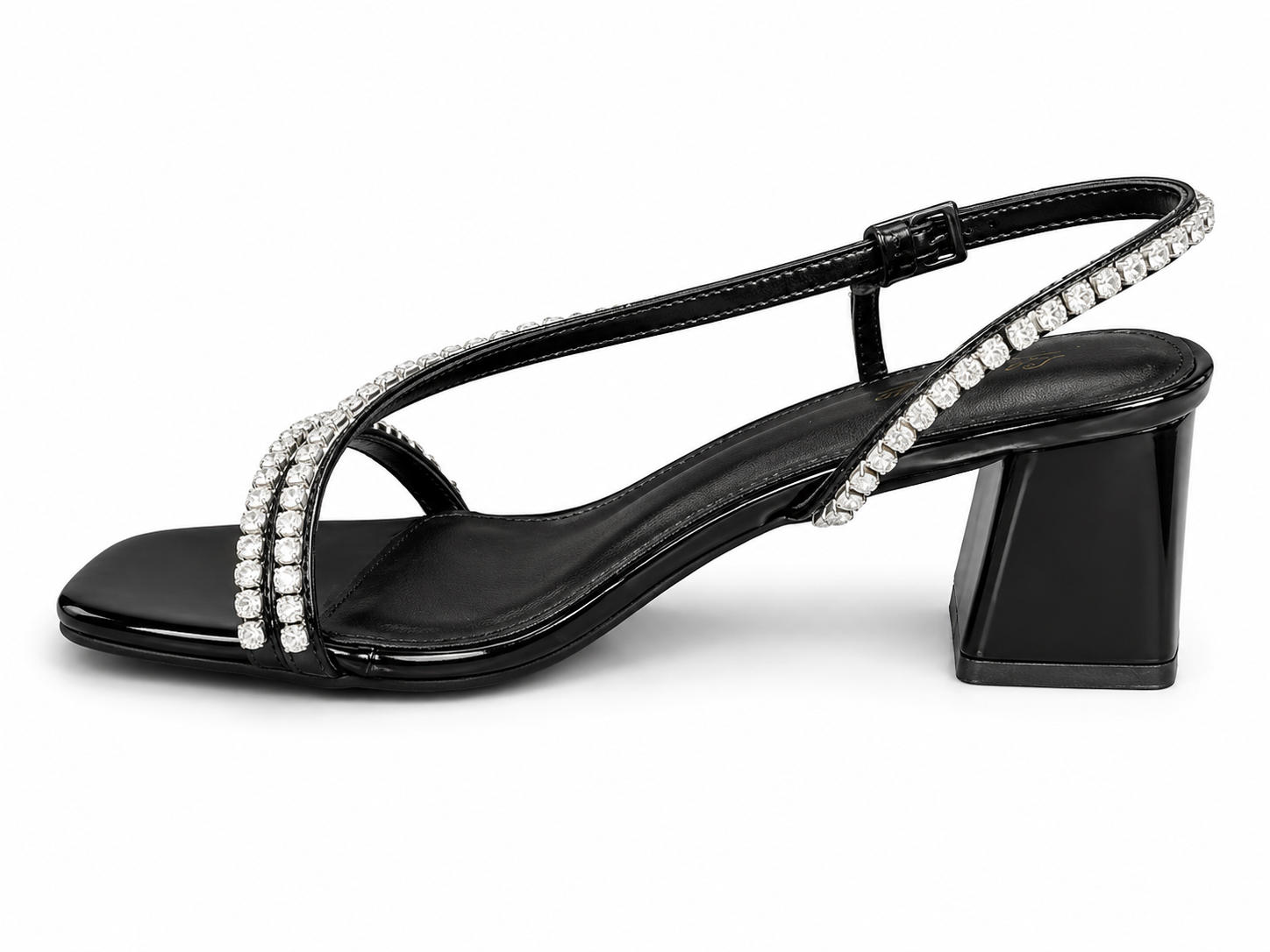 La Her Ladies QXG12 Evening Heels In Black