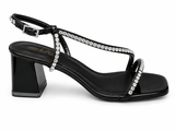 La Her Ladies QXG12 Evening Heels In Black
