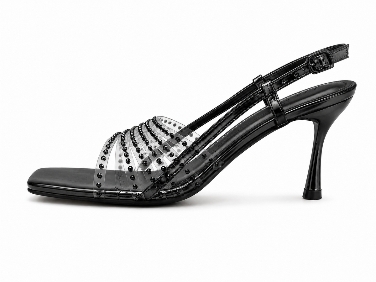 La Her Womens Evening Heels In Black