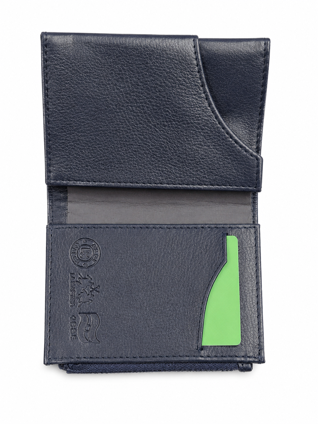 La Martina Mens Arian Wallet In Blue