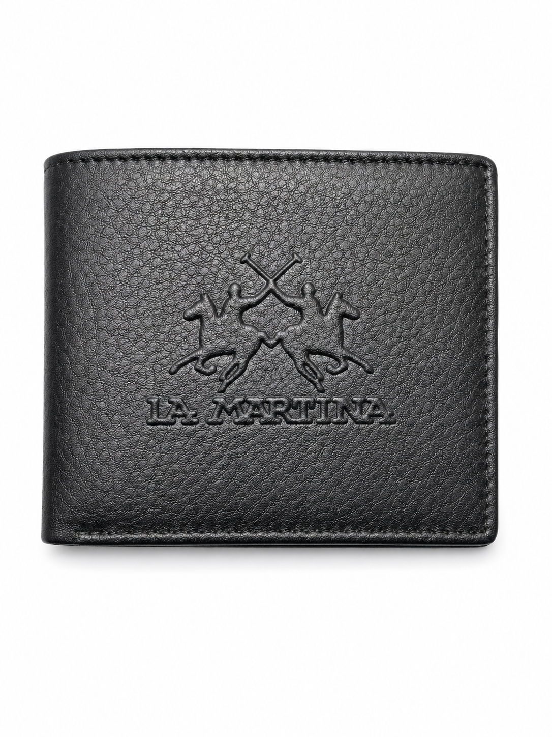 La Martina Mens Sancho Wallet In Black