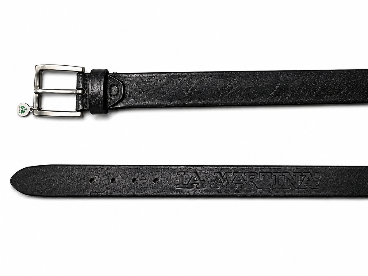 La Martina Princpe Mens Belt In Black