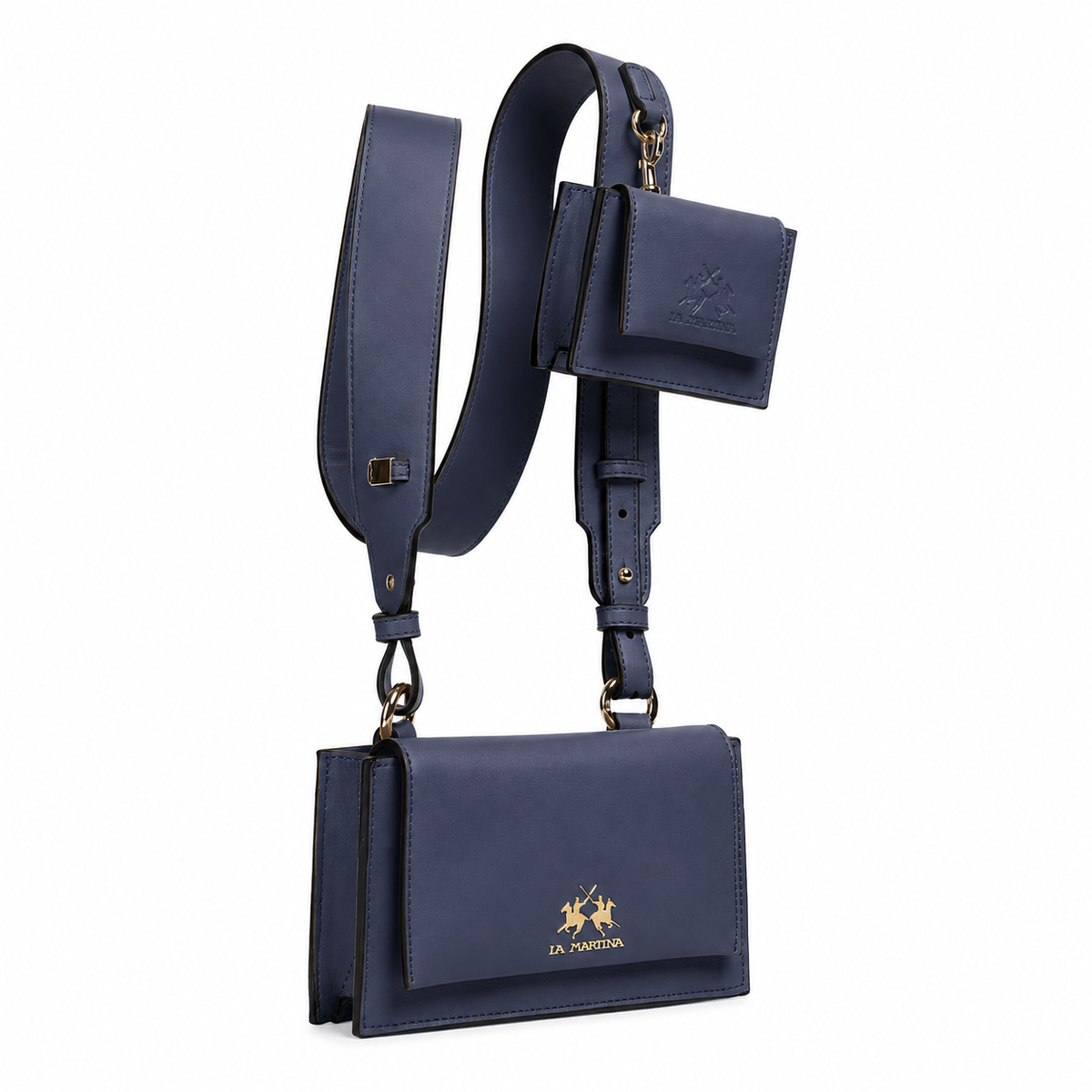 La Martina Womens Heritage Bag In Blue