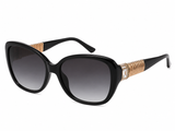 Lanvin Gold Detailed Temple Sunglasses In Black