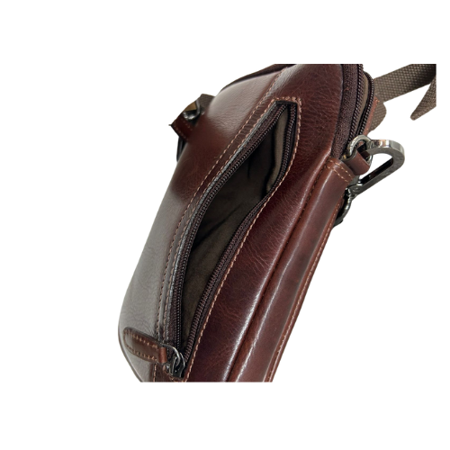 Lefel 196 Martina Midi Sling Bag Brown