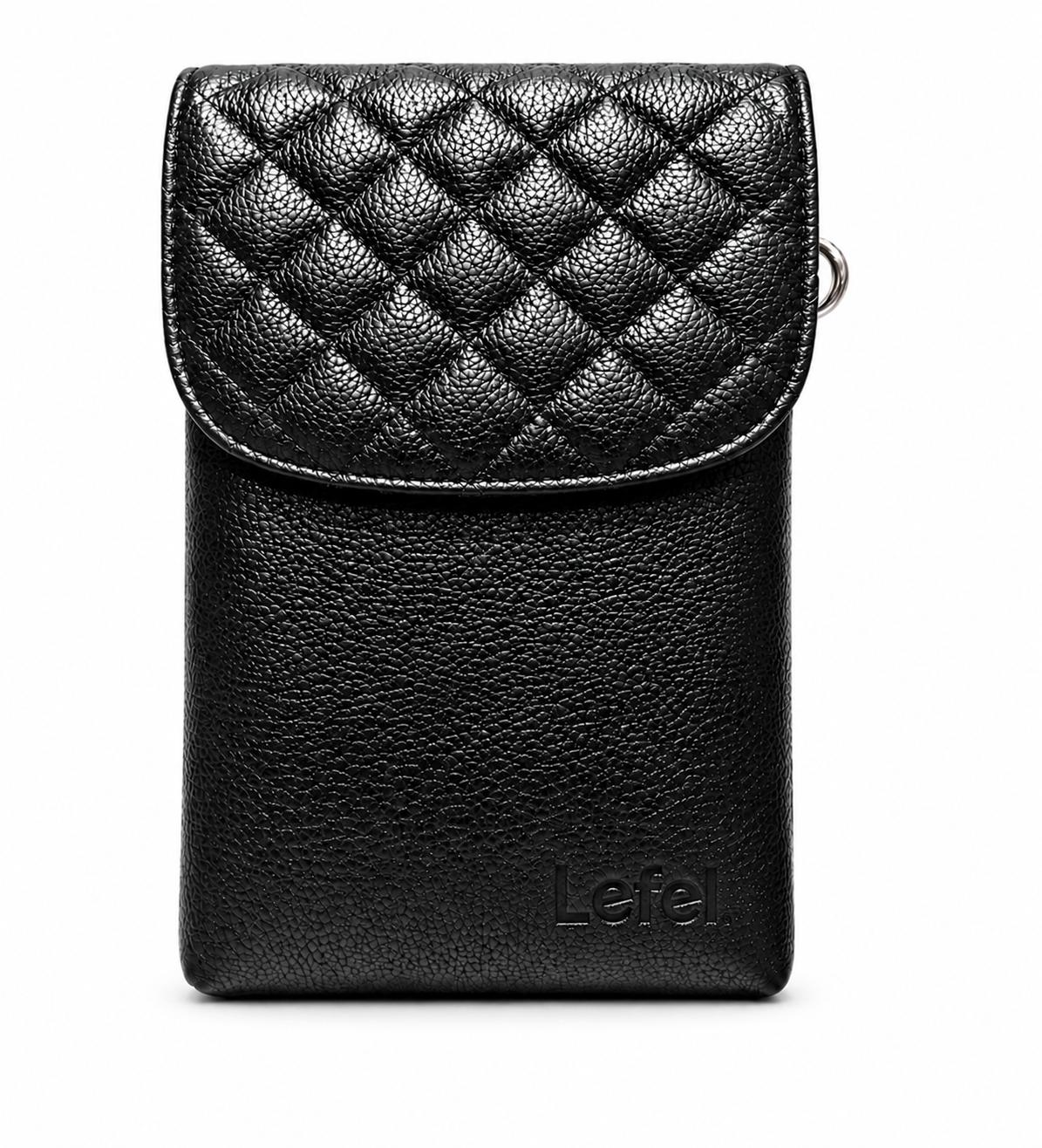Lefel Midi Quilt Mobile Sling Bag In Black