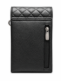 Lefel Midi Quilt Mobile Sling Bag In Black