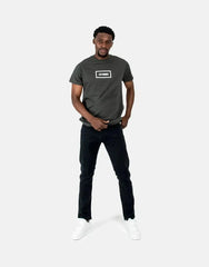 Les Hommes Mens Block Print T-Shirt In Green
