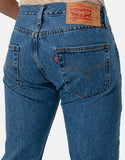 Levis Mens Original Jeans In Stonewash