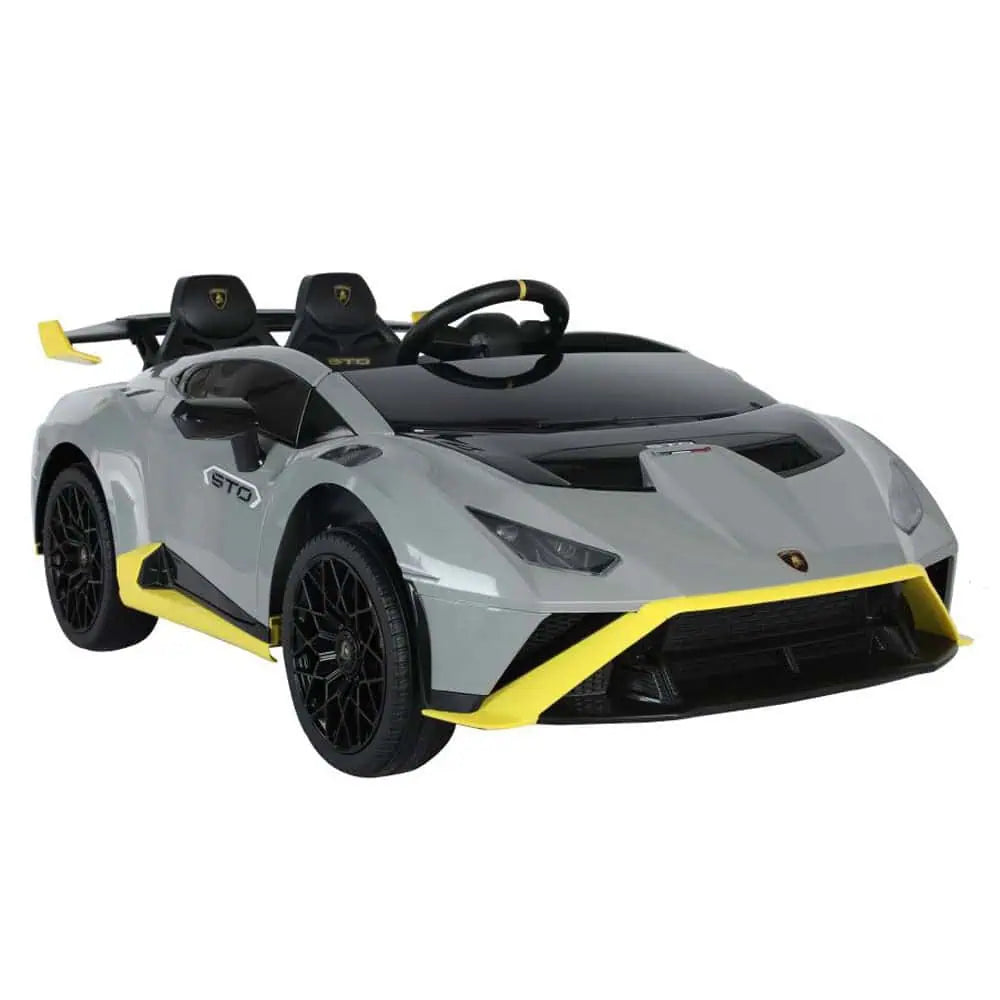 Lamborghini Electric Ride On Play Car In Grey