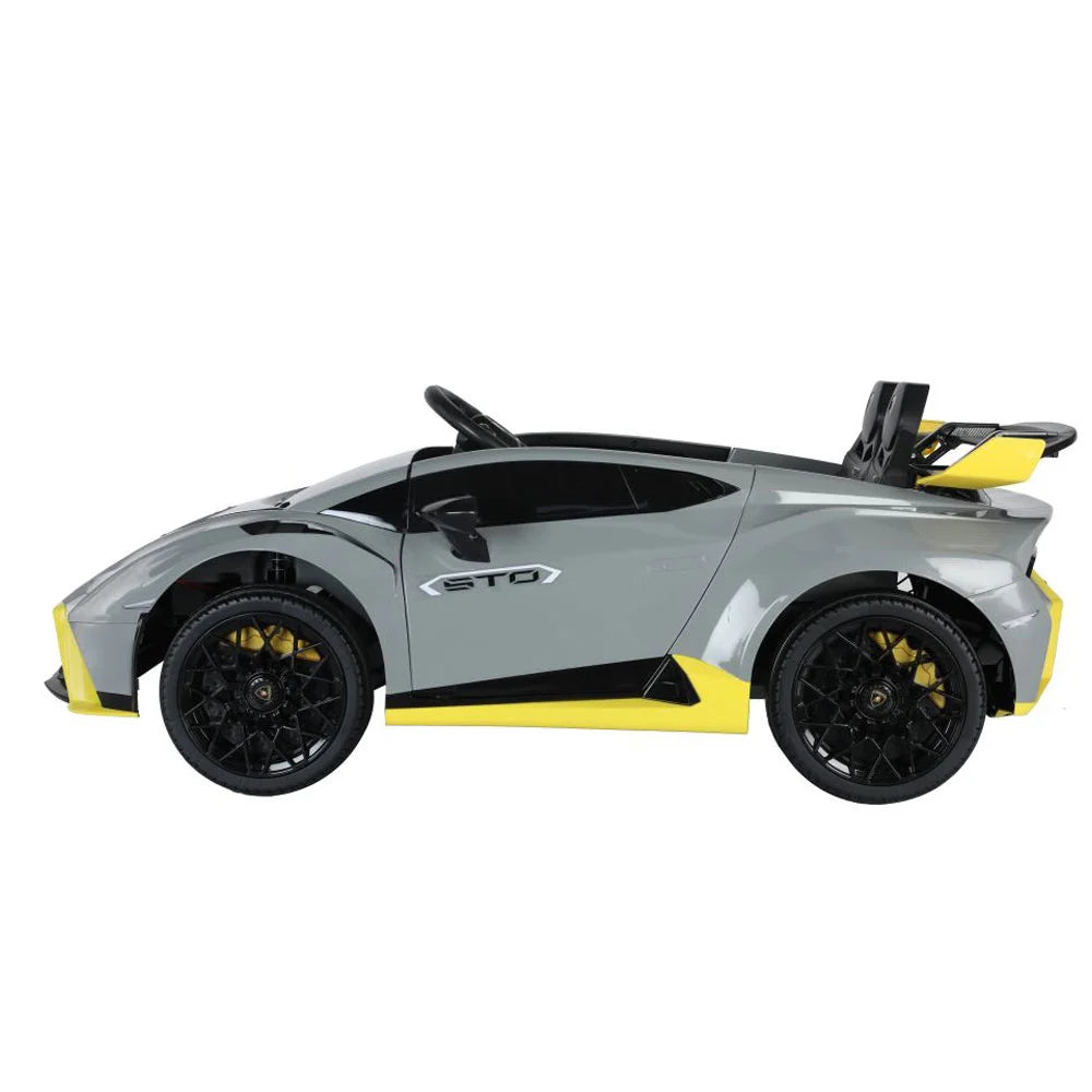 Lamborghini Electric Ride On Play Car In Grey