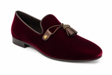 Louis Leeman With Metal Accesory Loafer In Burgandy