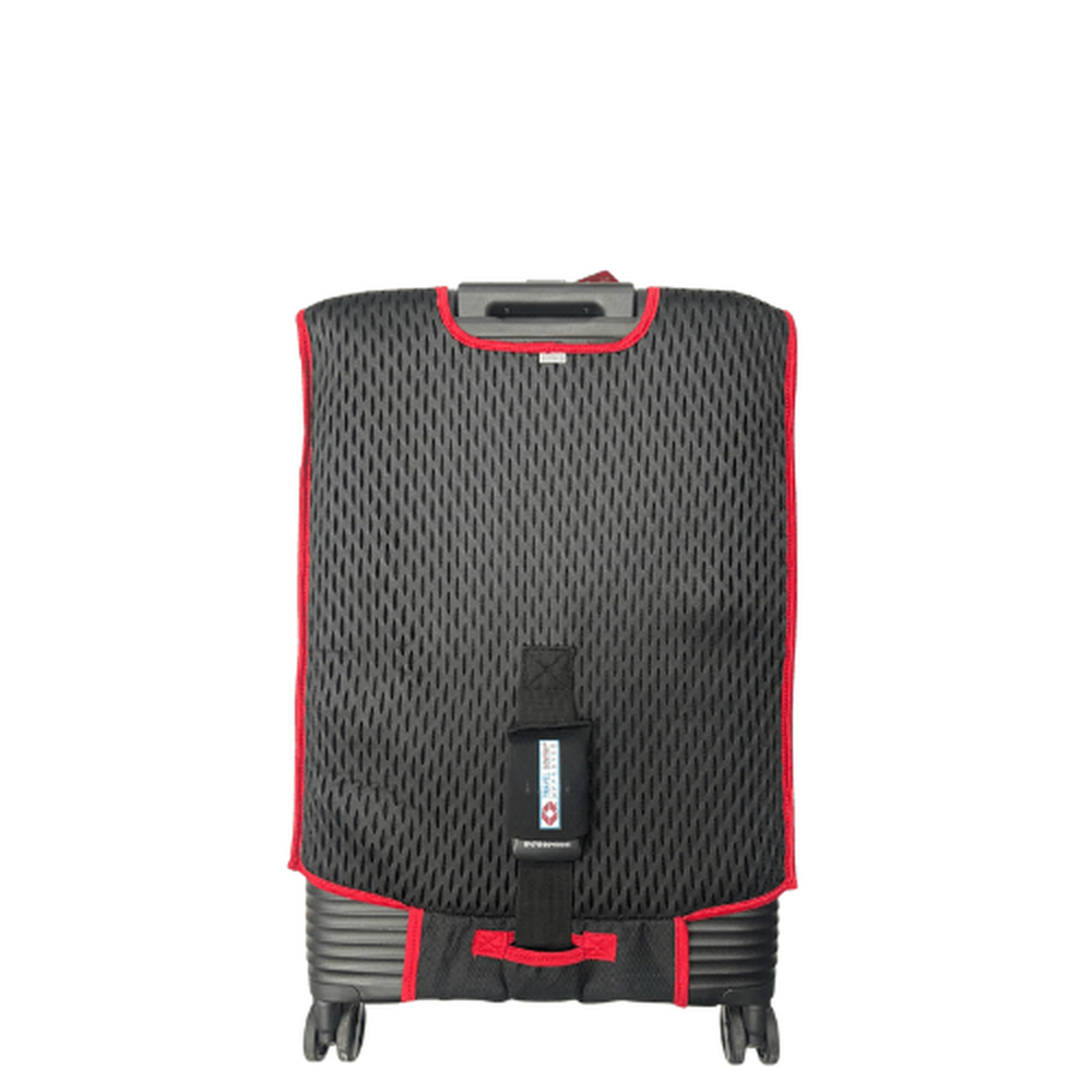 Luggage Glove Diamond Mesh In Red/Black