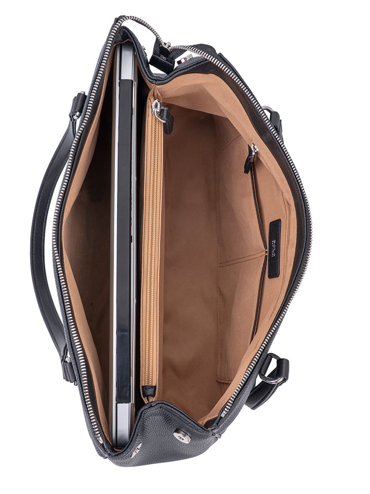 Polo Lyon Mule Shopper Bag In Black