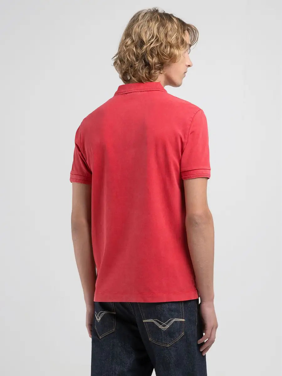 Replay M3011 22696M Cotton Polo-Shirt With Emb 663