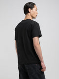 Replay Mens Regular T-shirt With Archival Print In Black