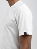 Replay Mens Crew Neck T-Shirt With Lettering In White
