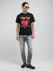 Replay Mens Black T-Shirt