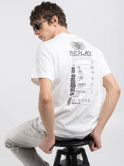 Replay Mens T-Shirt In White