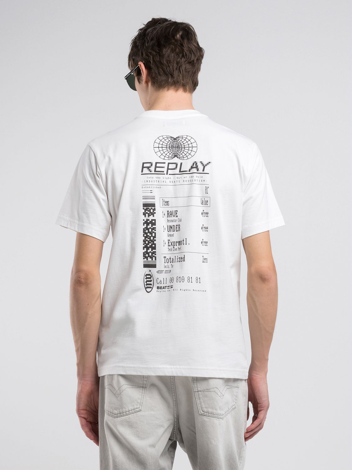 Replay Mens T-Shirt In White