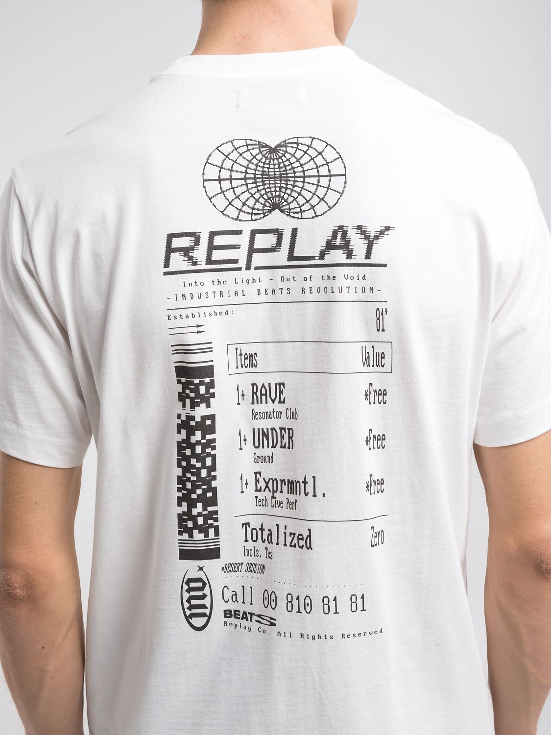 Replay Mens T-Shirt In White