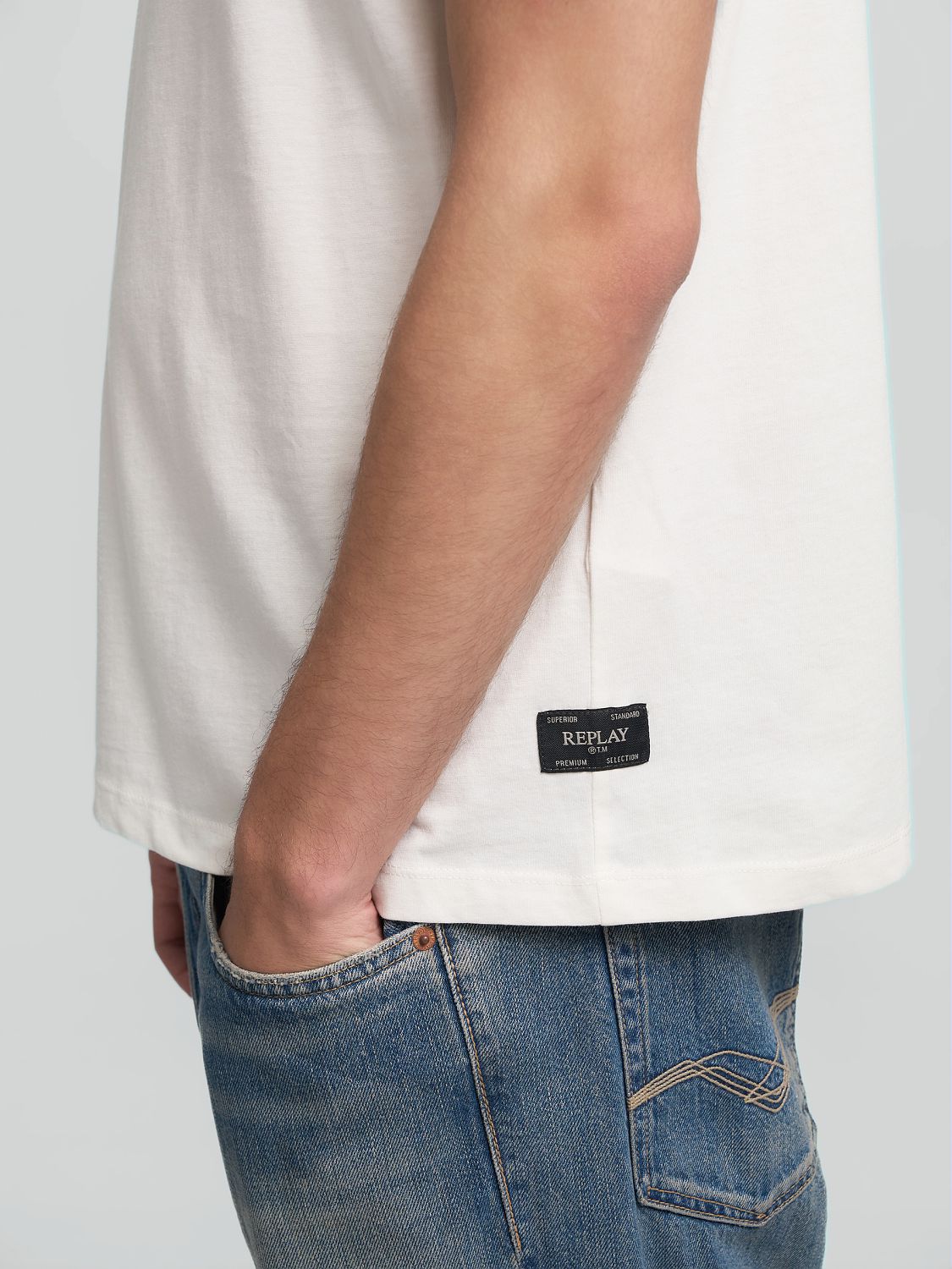 Replay Mens 2660 T-Shirt In White